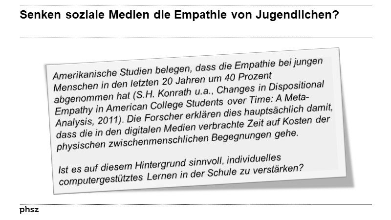 Senken soziale Medien die Empathie von Jugendlichen?