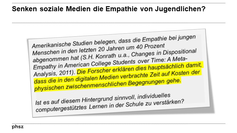 Senken soziale Medien die Empathie von Jugendlichen?