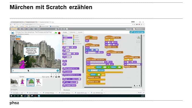 Märchen mit Scratch erzählen