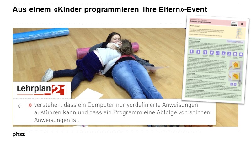 Aus einem «Kinder programmieren ihre Eltern»-Event