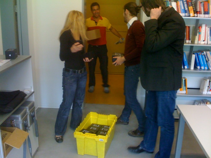 Die iPhones werden geliefert