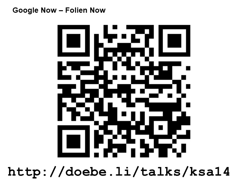 Google now – Folien now