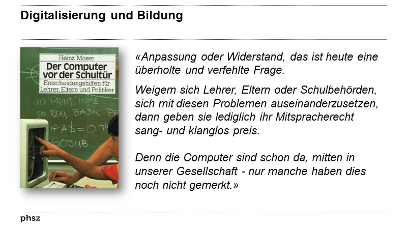 Digitalisierung und Bildung
