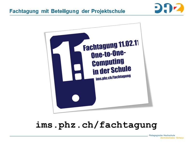 Fachtagung 1:1-Computing in der Schule