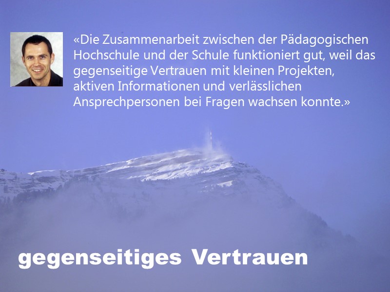 Gegenseitiges Vertrauen