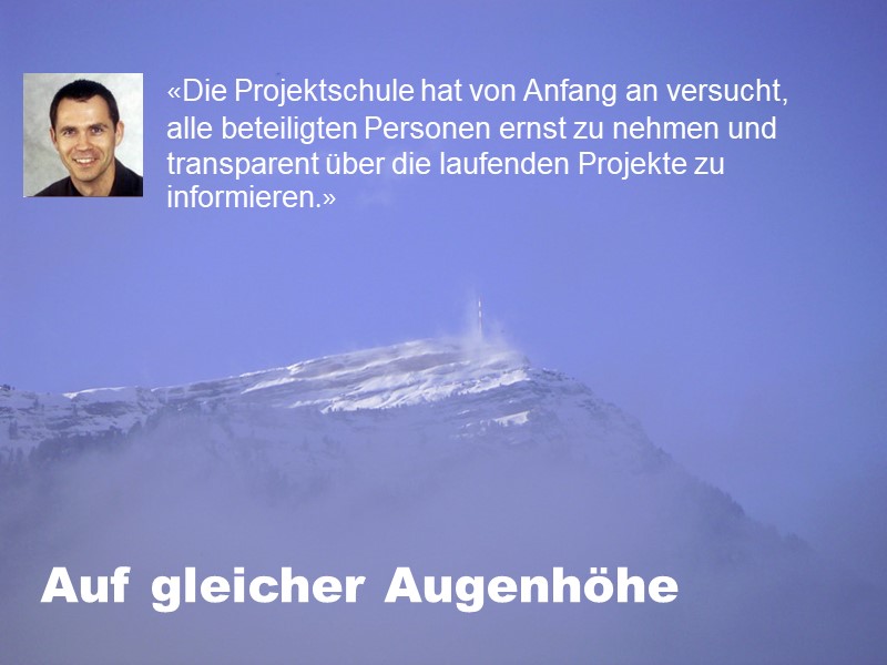 Auf gelicher Augenhöhe