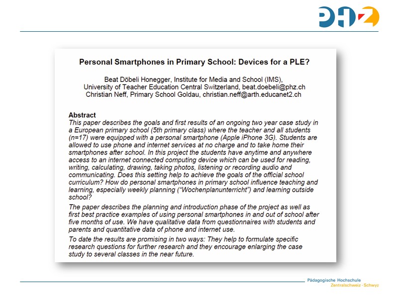 Projektbeteiligte als Co-Autoren