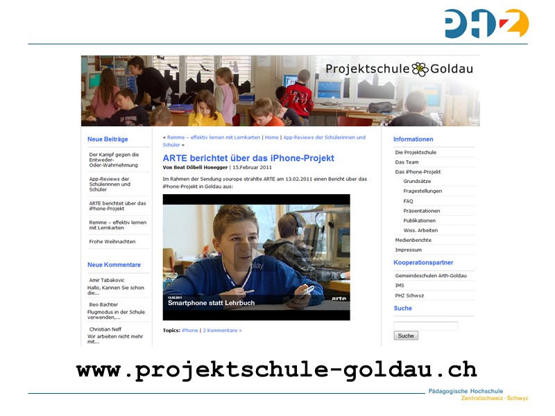 Ausführliche Informationen zum Projekt auf der Website