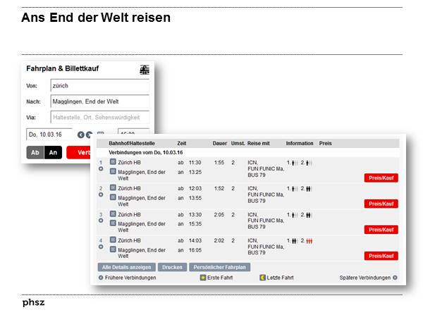 Ans End der Welt reisen