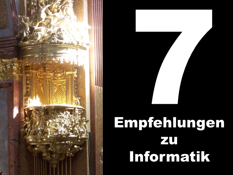 7 Empfehlungen zu Informatik