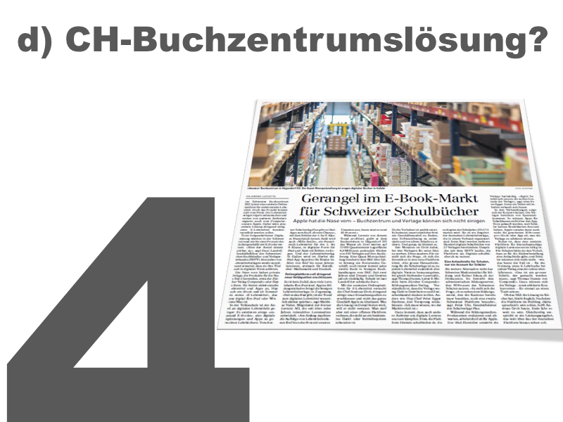 d) CH-Buchzentrumslösung?