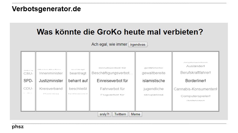Verbotsgenerator.de