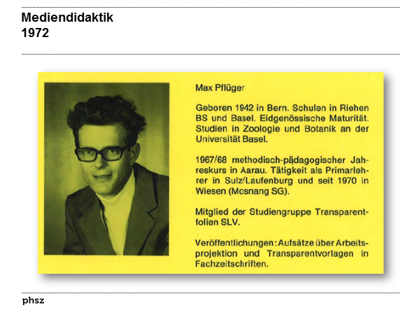 Studiengruppe Transparenzfolien SLV