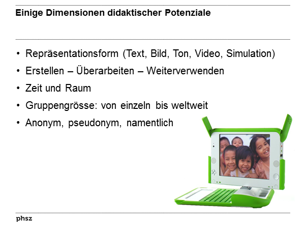Einige Dimensionen didaktischer Potenziale