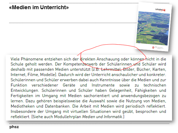 NMG-Lehrplan: Medien im Unterricht