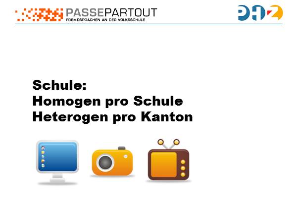 Schule: Homogen pro Schule, heterogen pro Kanton