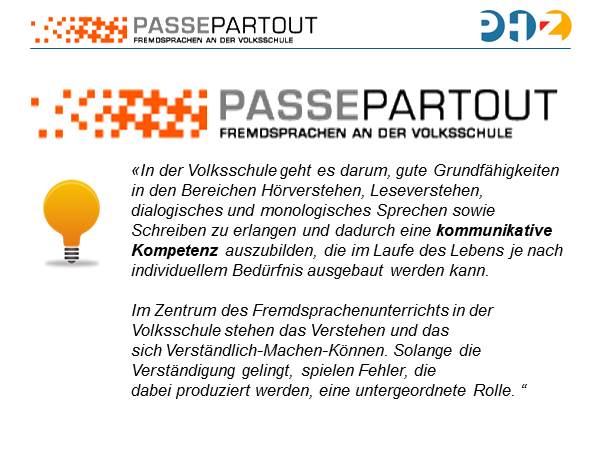 Ziele des Passepartout-Projekts