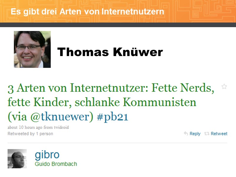 Thomas Knüwer: 3 Arten von Internetnutzern