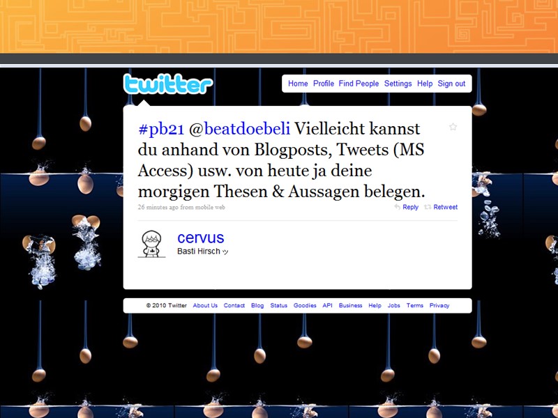 Partiell partizipative Vortragsgestaltung III