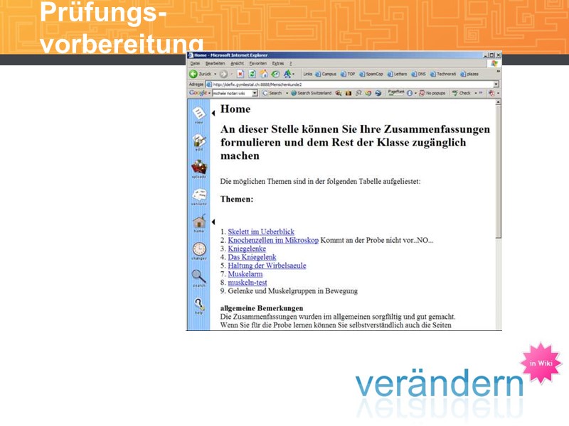 Prüfungsvorbereitung