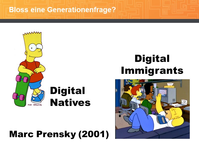 Bloss eine Generationenfrage?
