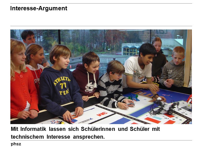Interesse-Argument