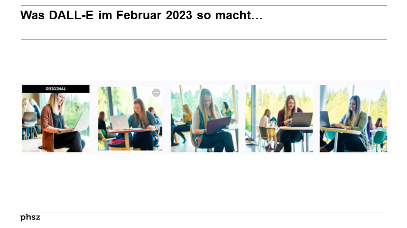 Was DALL-E im Februar 2023 so macht