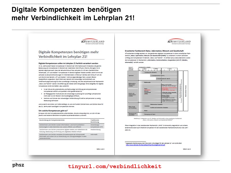 Positionspapier ICTswitzerland