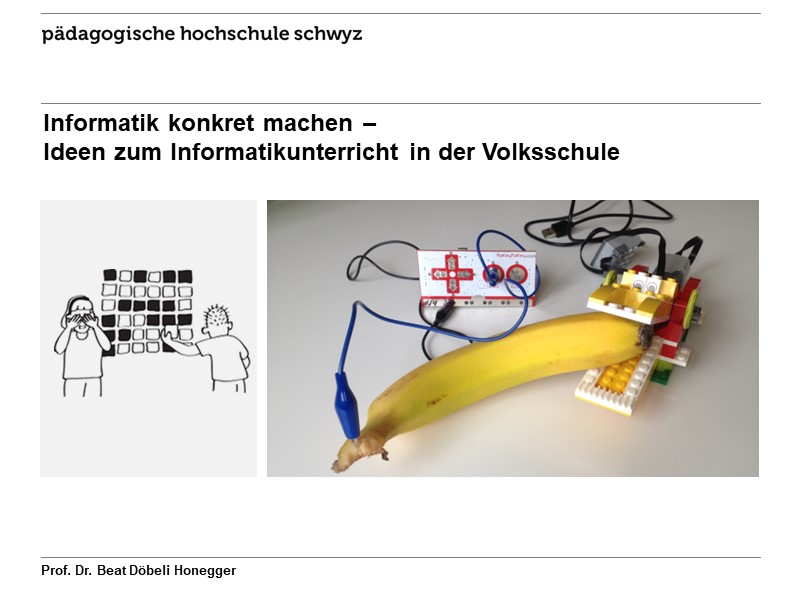 Informatik - konkret - machen