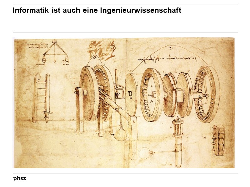 Informatik ist AUCH eine Ingenieurswissenschaft