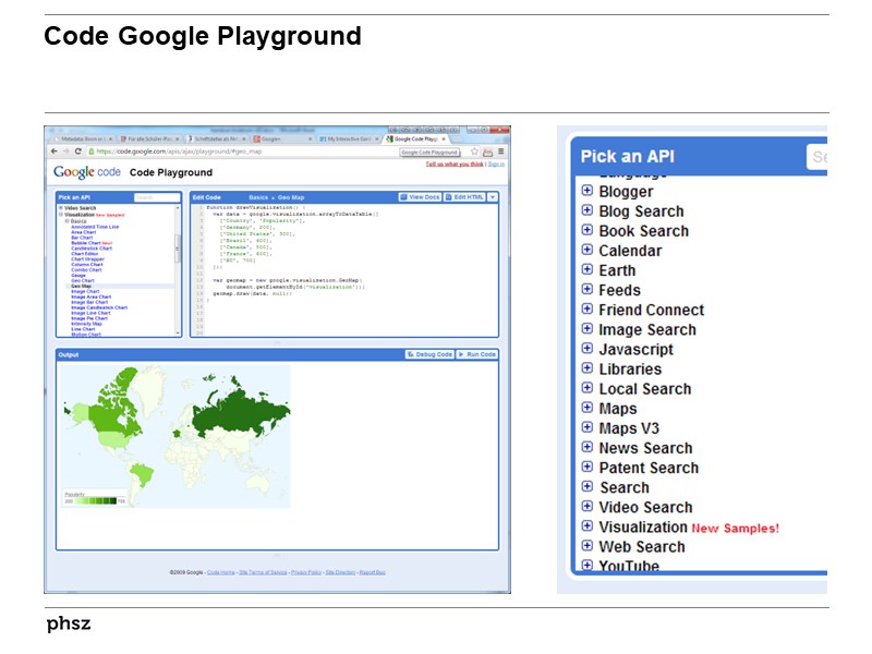 Code Google Playground