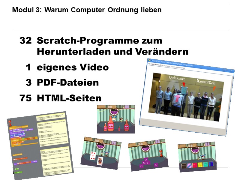 Modul 3: Warum Computer Ordnung lieben