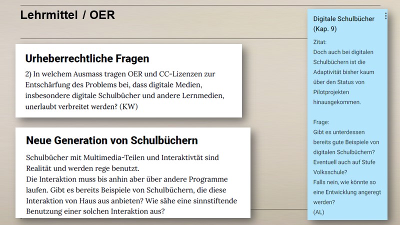 Lehrmittel / OER