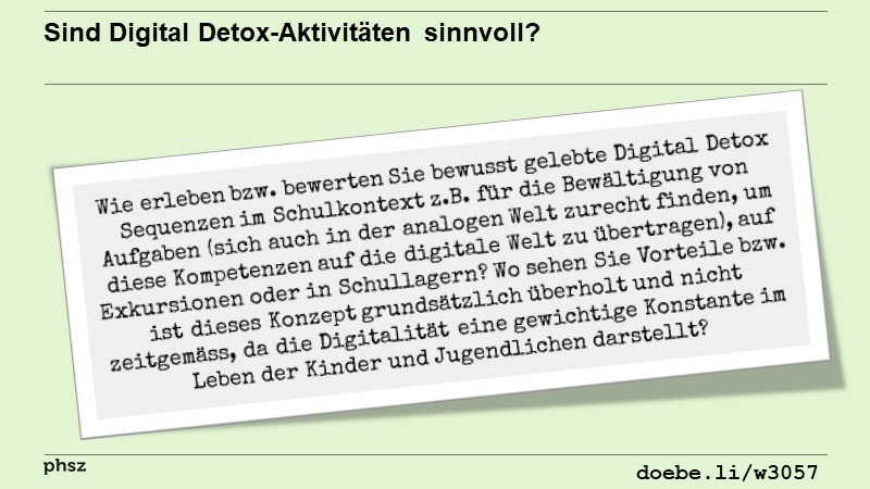 Sind Digital Detox-Aktivitäten sinnvoll?