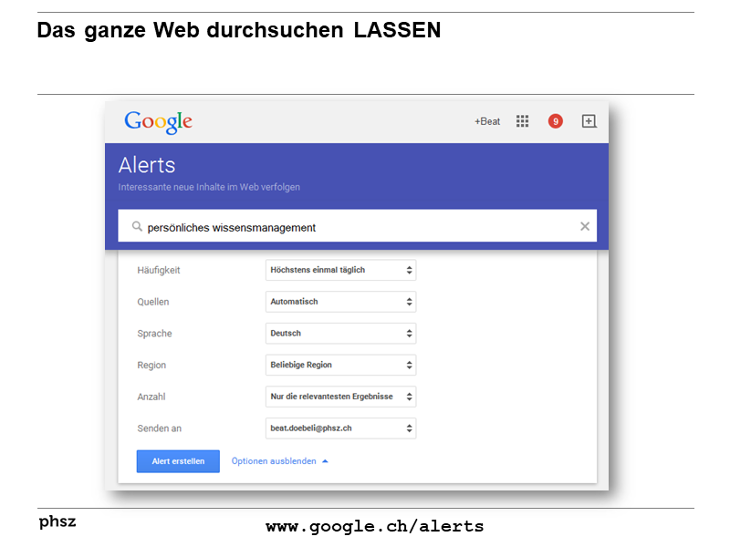 Das ganze Web durchsuchen LASSEN