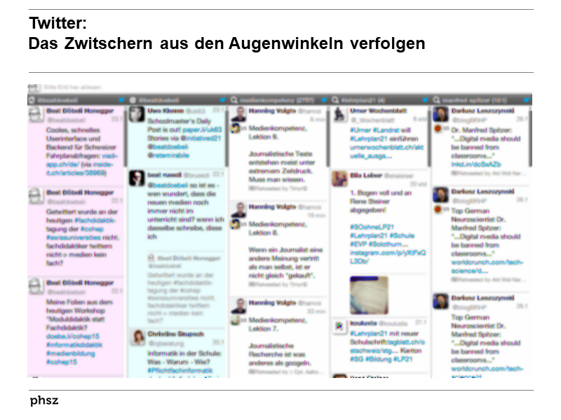 Twitter: Das Zwitschern aus den Augenwinkeln verfolgen