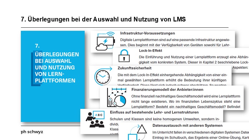 7. Überlegungen bei der Auswahl und Nutzung von LMS