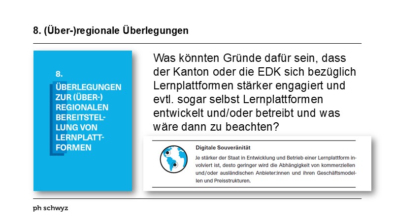8. (Über-)regionale Überlegungen 