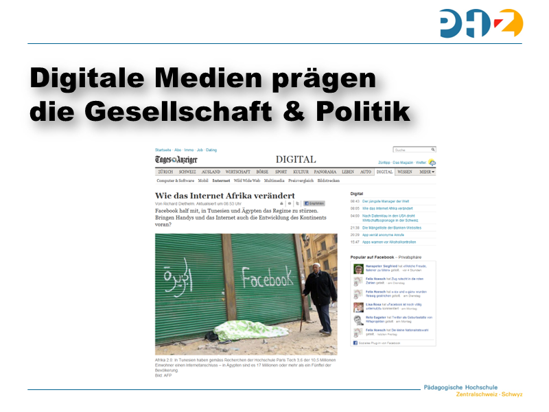 Digitale Medien prägen die Gesellschaft & Politik