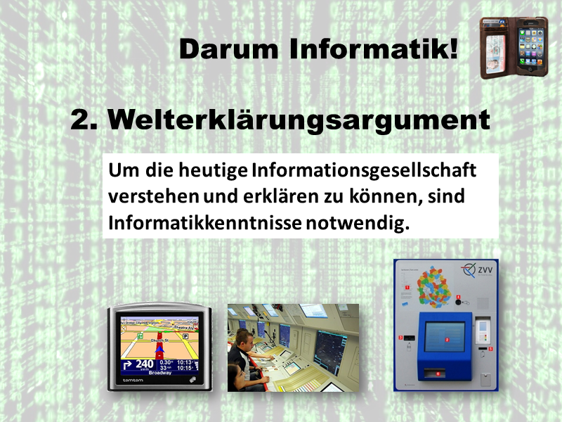 2. Welterklärungsargument