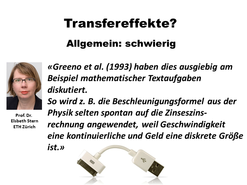Transfereffekte?