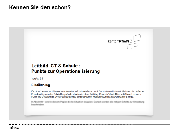 Kennen Sie den schon?