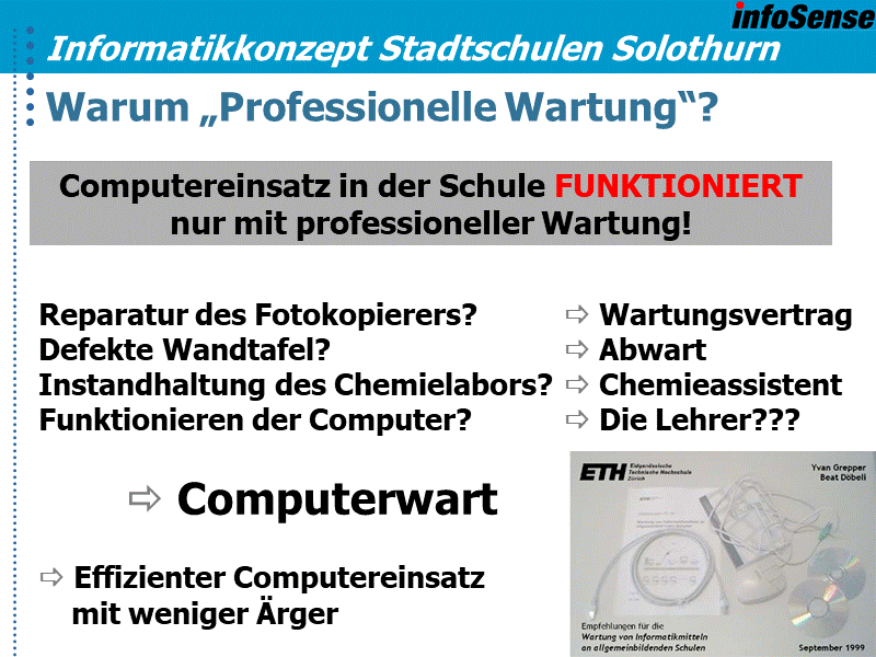 Warum „Professionelle Wartung“?