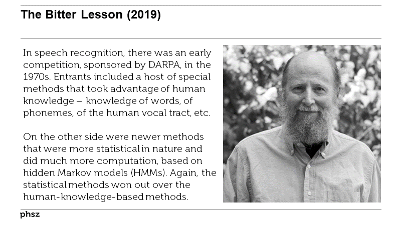 The Bitter Lesson (2019)