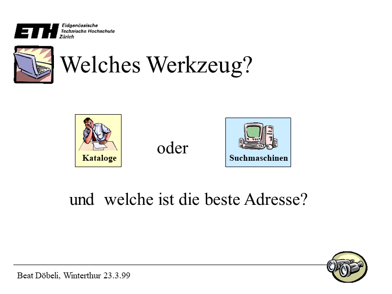 Welches Werkzeug?