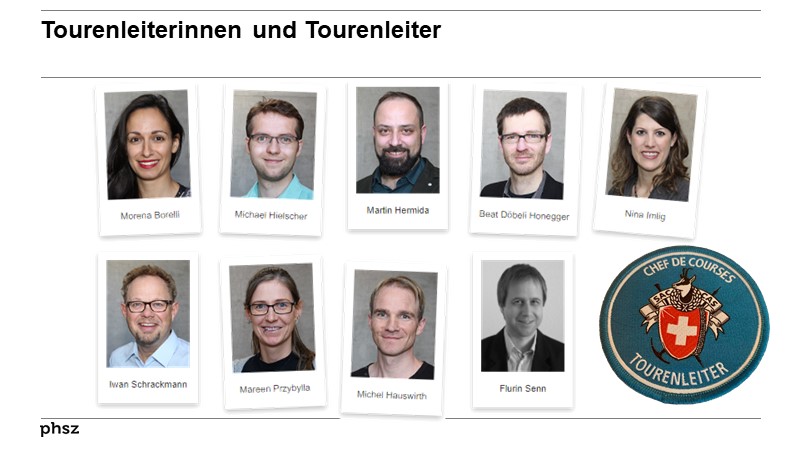 Tourenleiterinnen und Tourenleiter