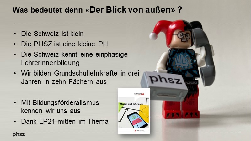 Was bedeutet denn «Der Blick von außen» ?