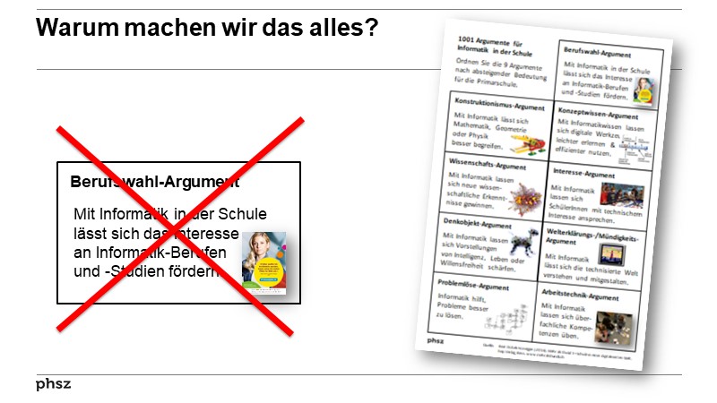 Warum machen wir das alles?
