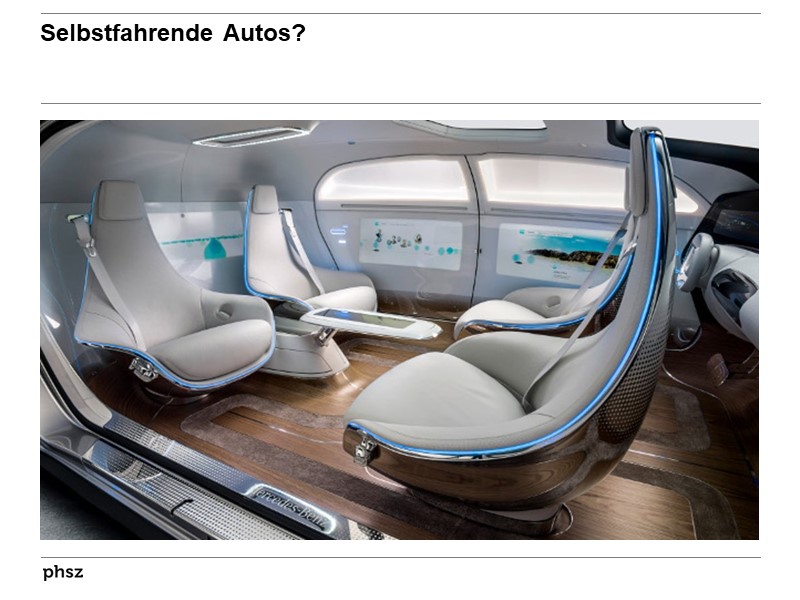 Selbstfahrende Autos?