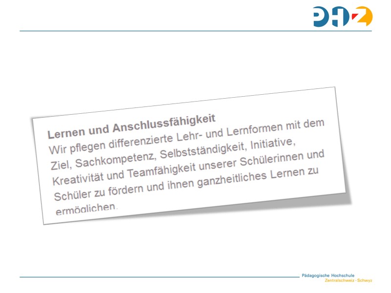 Aus dem Leitbild des Theresianums III